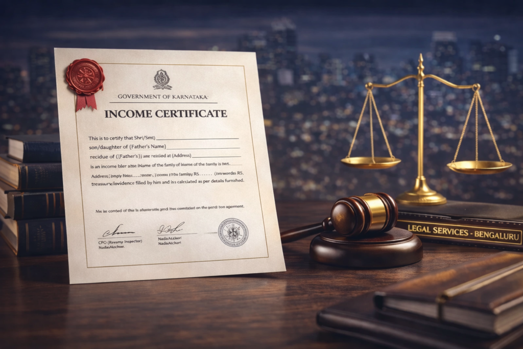 income certificate